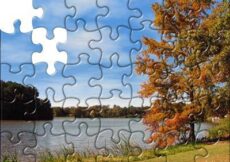 Kepingan puzzle membentuk tujuan